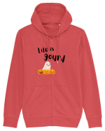 Life is Gourd  Hanorac cu fermoar Unisex Connector