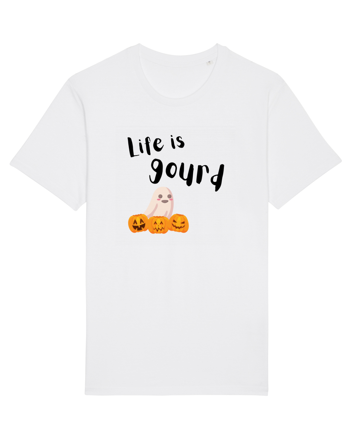 Tricou mânecă scurtă Unisex Rocker White