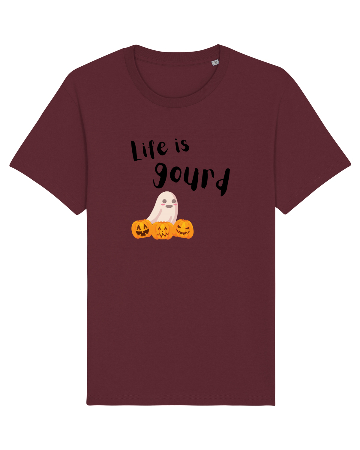 Tricou mânecă scurtă Unisex Rocker Burgundy