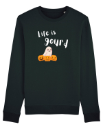 Life is Gourd (alb)  Bluză mânecă lungă Unisex Rise