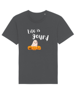 Life is Gourd (alb)  Tricou mânecă scurtă Unisex Rocker