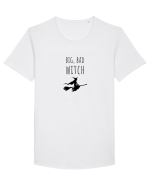 Big Bad Witch (negru)  Tricou mânecă scurtă guler larg Bărbat Skater