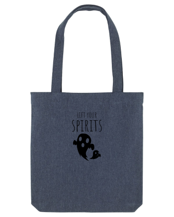 Lift your spirits. (negru)  Midnight Blue