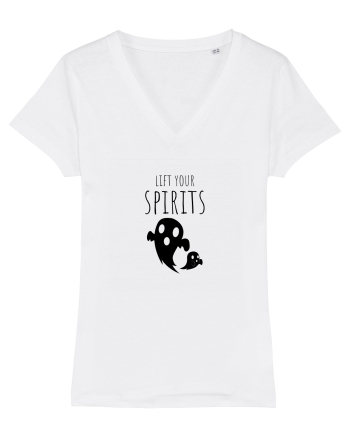 Lift your spirits. (negru)  White