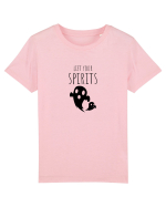 Lift your spirits. (negru)  Tricou mânecă scurtă  Copii Mini Creator