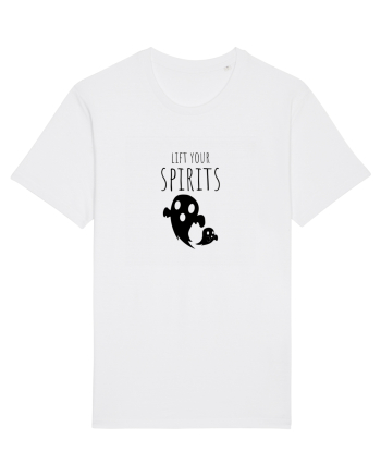 Lift your spirits. (negru)  White