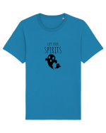 Lift your spirits. (negru)  Tricou mânecă scurtă Unisex Rocker