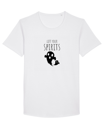 Lift your spirits. (negru)  White