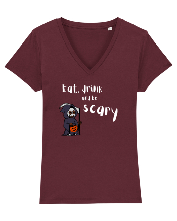 Eat, drink and be scary Burgundy