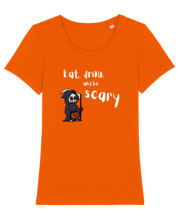 Eat, drink and be scary Bright Orange