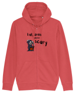 Eat, drink and be scary (negru)  Hanorac cu fermoar Unisex Connector