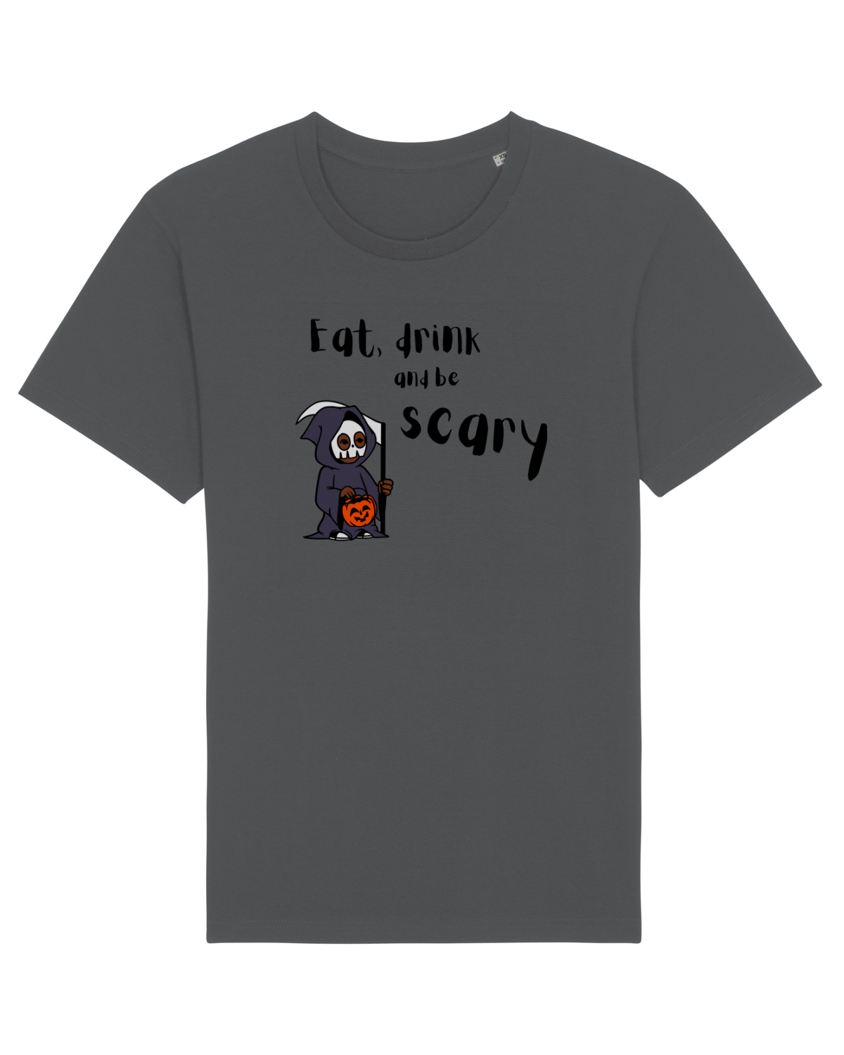 Tricou mânecă scurtă Unisex Rocker Anthracite