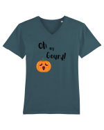 Oh my Gourd!  Tricou mânecă scurtă guler V Bărbat Presenter