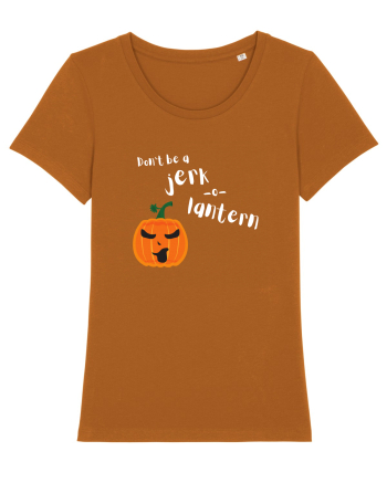 Don't be a jerk o lantern Roasted Orange