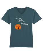 Don't be a jerk o lantern Tricou mânecă scurtă guler V Bărbat Presenter