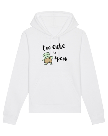 Too cute to spook (negru)  White