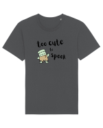 Too cute to spook (negru)  Tricou mânecă scurtă Unisex Rocker