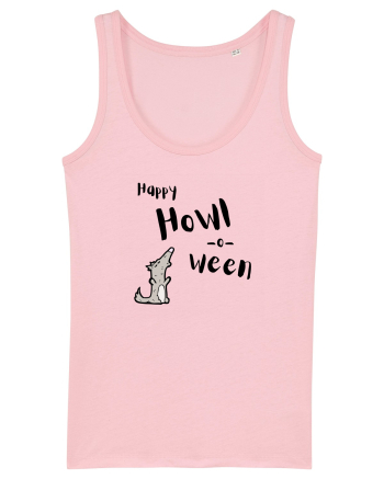 Happy Howl-o-ween  Cotton Pink