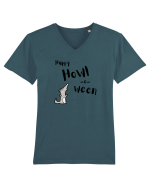 Happy Howl-o-ween  Tricou mânecă scurtă guler V Bărbat Presenter
