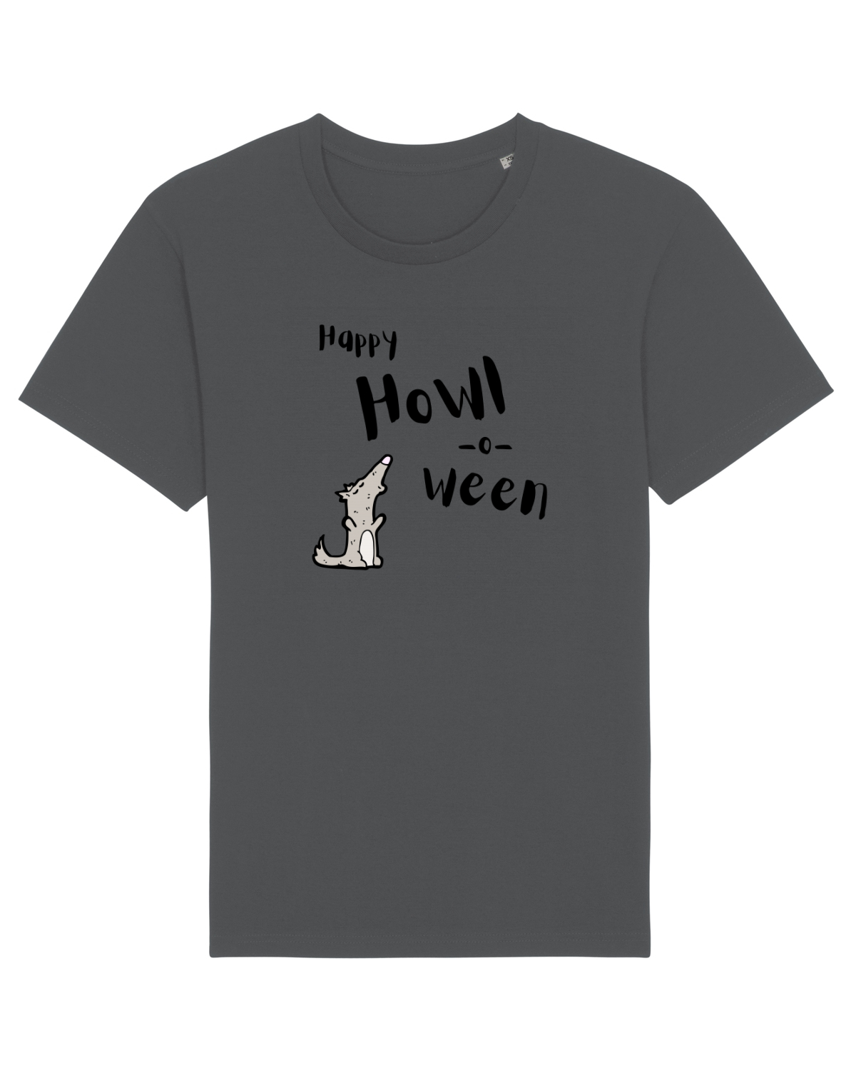 Tricou mânecă scurtă Unisex Rocker Anthracite