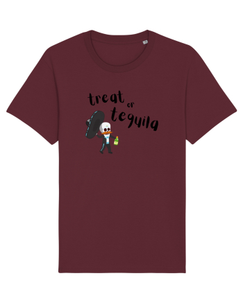 Treat or tequila Mexican  Burgundy