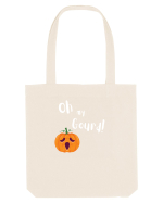 Oh my Gourd! (alb)  Sacoșă textilă