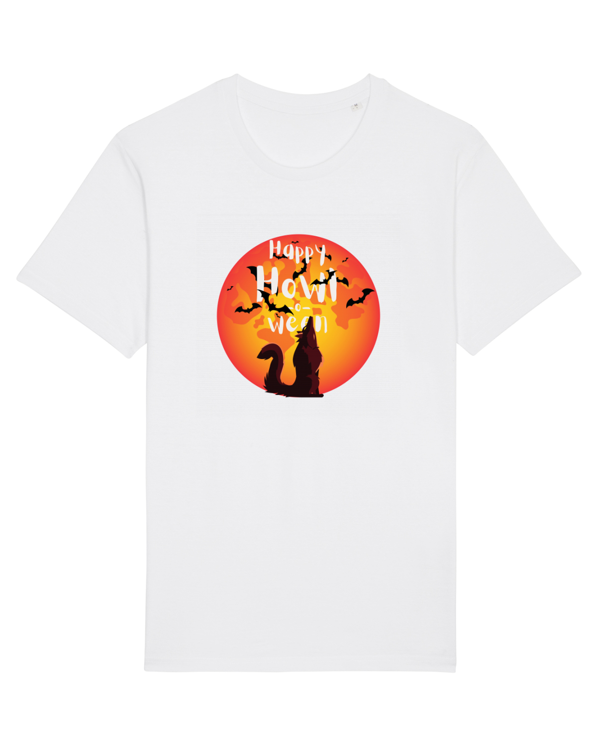 Tricou mânecă scurtă Unisex Rocker White