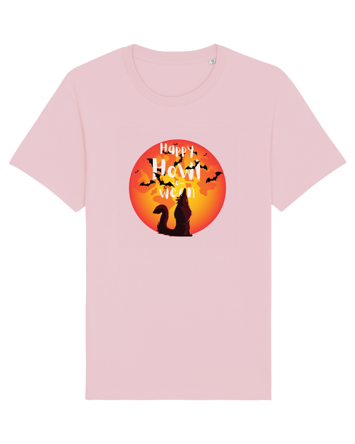 Tricou mânecă scurtă Unisex Rocker Cotton Pink