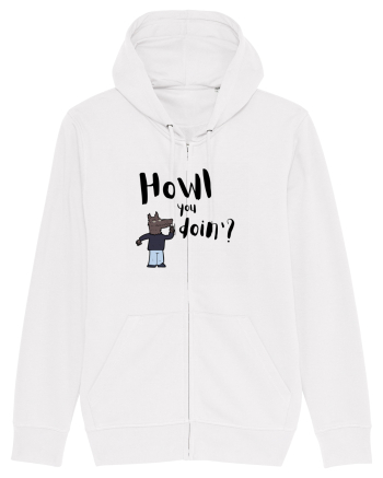 Howl you doin'? (negru)  White