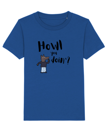 Howl you doin'? (negru)  Majorelle Blue