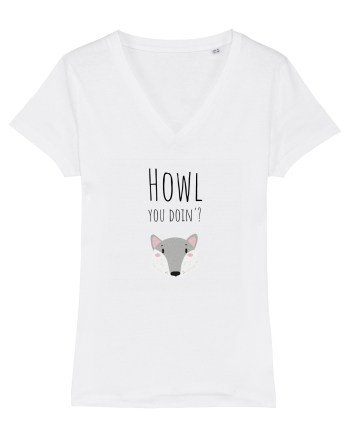Howl you doin'? variant  White