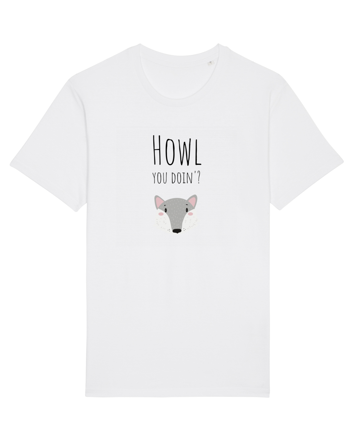 Tricou mânecă scurtă Unisex Rocker White