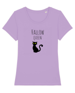 Hallow-queen  Tricou mânecă scurtă guler larg fitted Damă Expresser