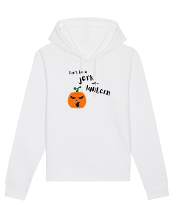 Don't be a jerk o lantern (negru)  White