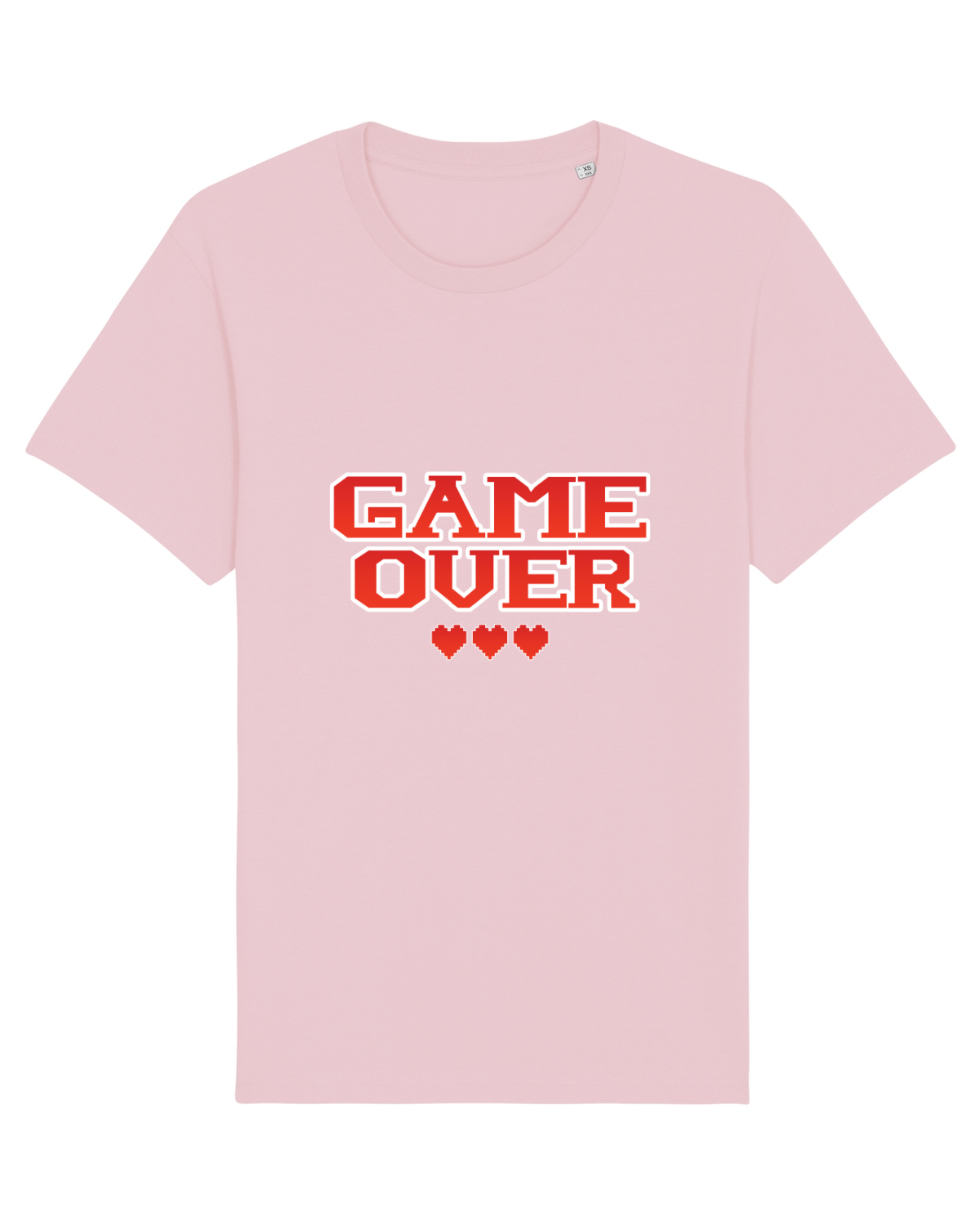 Tricou mânecă scurtă Unisex Rocker Cotton Pink