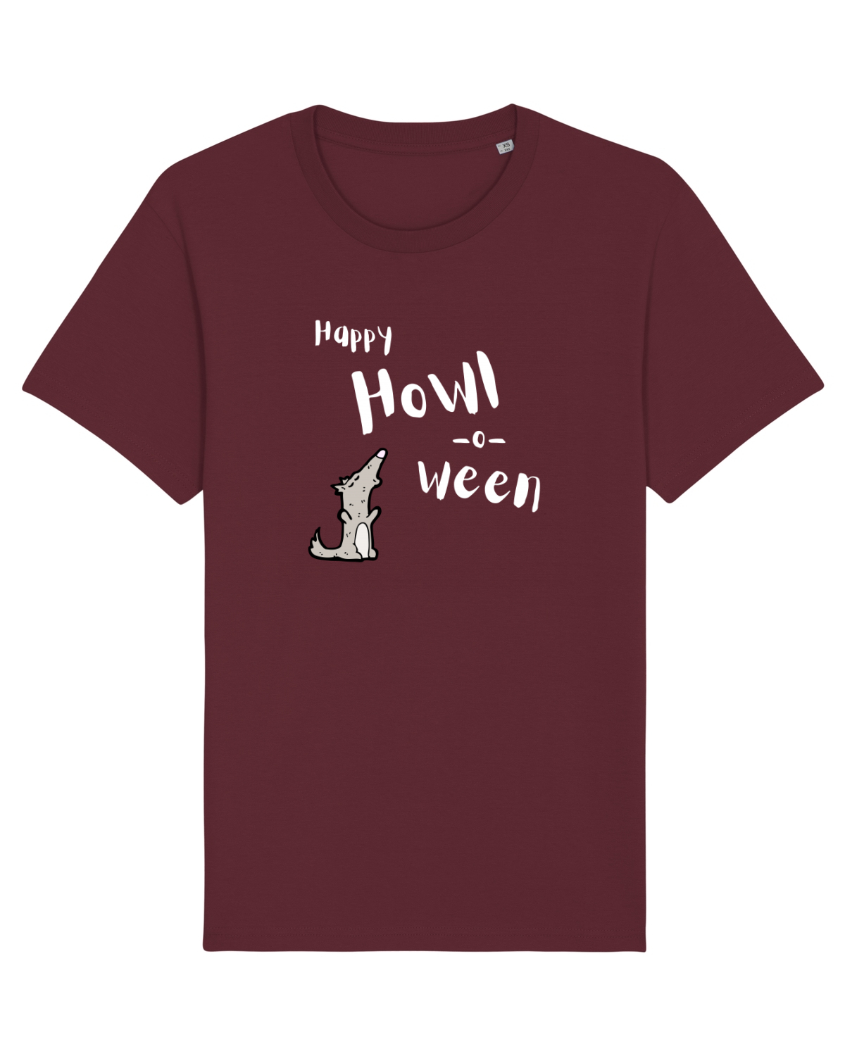 Tricou mânecă scurtă Unisex Rocker Burgundy