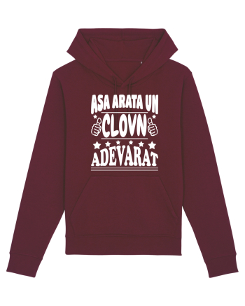 Asa arata un clovn adevarat Burgundy