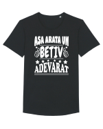 Asa arata un betiv adevarat Tricou mânecă scurtă guler larg Bărbat Skater