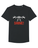Shine! Tricou mânecă scurtă guler larg Bărbat Skater