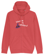 What's up my witches? Hanorac cu fermoar Unisex Connector