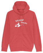 Witchful thinking (alb)  Hanorac cu fermoar Unisex Connector