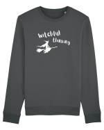 Witchful thinking (alb)  Bluză mânecă lungă Unisex Rise