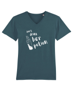 Don't drink her potion (alb)  Tricou mânecă scurtă guler V Bărbat Presenter