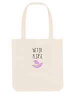 Witch Please (negru)  Sacoșă textilă