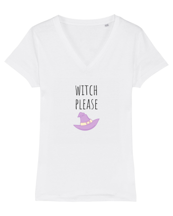 Witch Please (negru)  White