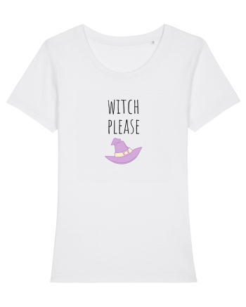 Witch Please (negru)  White