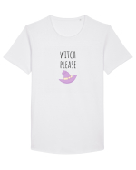 Witch Please (negru)  Tricou mânecă scurtă guler larg Bărbat Skater