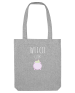 Witch Club Cauldron (alb)  Sacoșă textilă