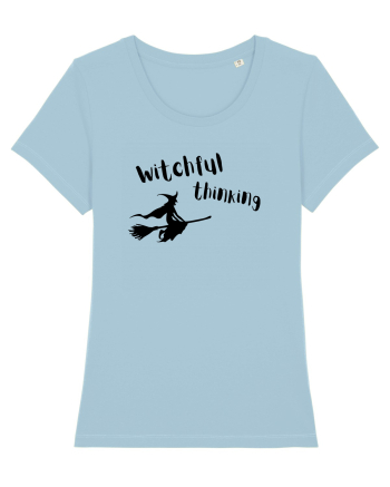 Witchful thinking (negru)  Sky Blue