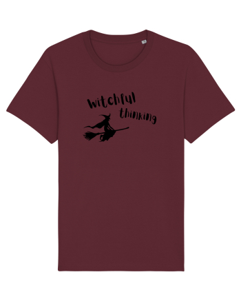 Witchful thinking (negru)  Burgundy